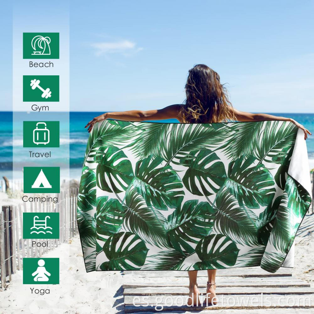 Microfiber Beach Towel Sand Free Absorbent